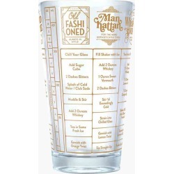 Fred Good Measure Whiskey Recipe Glass
