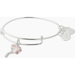 ALEX AND ANI Pink Tulips Charm Bangle | Breast Cancer Research Foundation