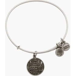 ALEX AND ANI Positive Is How I Live Charm Bangle | Joe Andruzzi Foundation