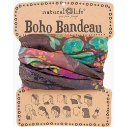Natural Life Boho Bandeau in Espresso Floral
