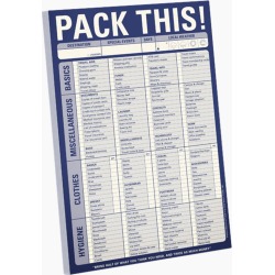 Knock Knock Pack This! List Pad