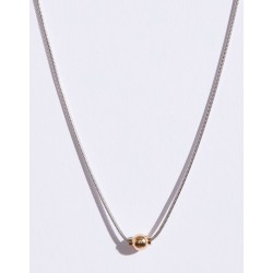 Cape Cod Jewelry Two-Tone Single Ball Cape Cod Jewelry Collection Necklace