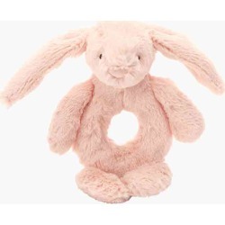 Jellycat Bashful Blush Bunny Ring Rattle