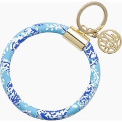 Lilly Pulitzer Turtley Awesome Round Key Fob