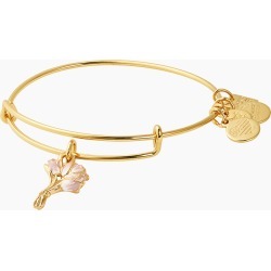 ALEX AND ANI Pink Tulips Charm Bangle | Breast Cancer Research Foundation