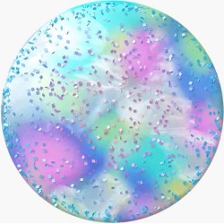 PopSockets Glitter Cotton Candy Swappable PopSockets Phone Grip