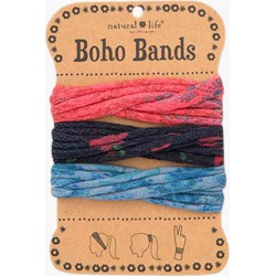 Natural Life Red, Blue, and Black Boho Bands
