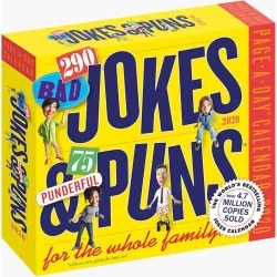 Workman Publishing 290 Bad Jokes and 75 Punderful Puns 2020 Day-to-Day Calendar
