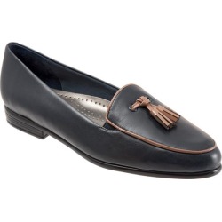 Trotters Leana Women's Shoes Navy Tan 12 Slim (AAA) found on Bargain Bro from trotters for USD $72.16