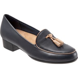 Trotters Mary Women's Shoes Navy Cream 8.5 Narrow (AA)
