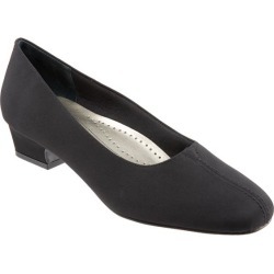 Trotters Doris Women's Shoes Black Micro 6.5 Medium (B)