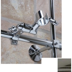 Strom Plumbing Handshower Bracket P0911N Polished Nickel