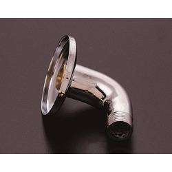 Strom Plumbing Hose Elbow with Escutcheon P0658C Chrome