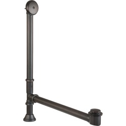 Premier Copper Waste/Overflow Kit with Pop Up Drain D-500ORB Bronze