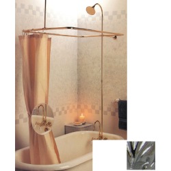 Strom Plumbing Tub Wall Mounted Shower Enclosure P0403C Chrome