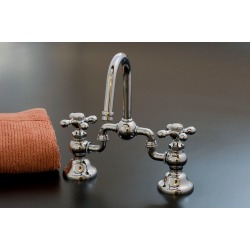 Strom Plumbing Gooseneck Bridge Faucet P1007C Chrome