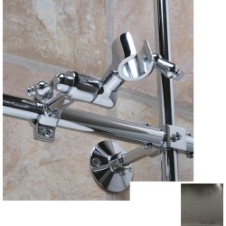 Strom Plumbing Handshower Bracket P0911M Matte Nickel