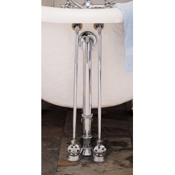 Strom Plumbing Clawfoot Tub Supply Lines P0635C Chrome