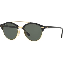 Lentes de Sol Ray-Ban Clubround Double Bridge RB4346 901