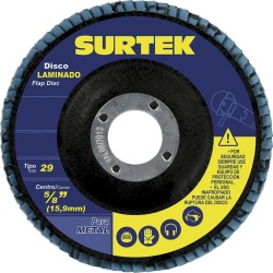 Disco laminado 4 1/2 In grano120 Surtek DLZ4512