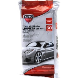 Toallas Limpiadoras Auto Drive para Auto 30 Piezas