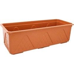 Maceta Plástico y Papel Rectangular Grande