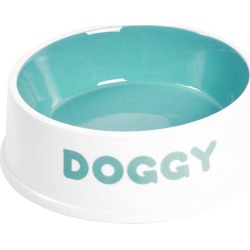 Plato para Perro Velcro Petface PET-30519-AMS Azul y Blanco Grande