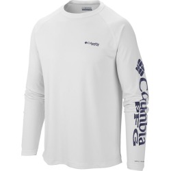 Columbia Men's PFG Terminal Tackle Shirt White Size - Medium found on Bargain Bro from West Marine for USD $30.40