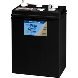 6V Deep Cycle Flooded Marine Battery, 370 Amp Hours, Group 8L16