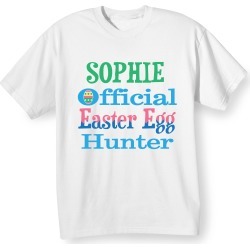 buy  Personalized Easter Egg Hunter Shirt - Youth Tee - Medium cheap online