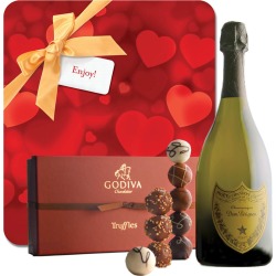For Love Of Dom Perignon & Godiva - Wine Collection Gift
