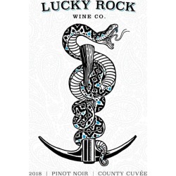 Lucky Rock Wine Co. 2018 Pinot Noir - Red Wine