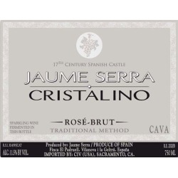 Jaume Serra Cristalino Cava Brut Rose - Champagne & Sparkling