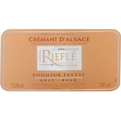 Domaine Riefle Cremant Brut Rose - Champagne & Sparkling