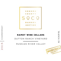 Ramey 2015 Radiance Dutton Ranch Vineyard Chardonnay (Sonoma Barrel Auction) - White Wine