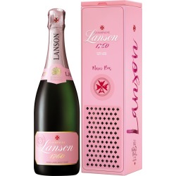 Lanson Rose Label Brut in Music Box - Champagne & Sparkling