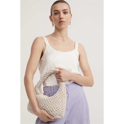 Hand Woven Shoulder Bag - Faded Parchment found on Bargain Bro from Witchery Fashions Pty Ltd for USD $78.93