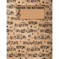 guitar tab notebook blank sheet music for guitar 108 pages with chord boxes