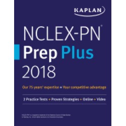 nclex pn prep plus 2018 2 practice tests proven strategies online video
