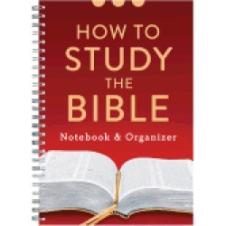 how to study the bible notebook and organizer