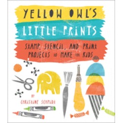 yellow owls little prints stamp stencil and print projects to make for kids