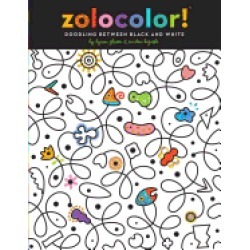 zolocolor doodling between black and white