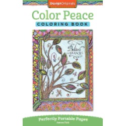 color peace coloring book perfectly portable pages convenient 5x8 size is p