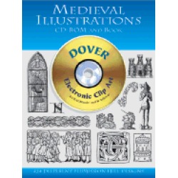medieval illustrations cd rom and book