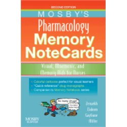 mosbys pharmacology memory notecards visual mnemonic and memory aids for nu