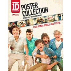 1d official poster collection over 25 pull out posters plus bonus double si