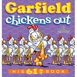 garfield chickens out his 61st book