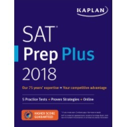 sat prep plus 2018 5 practice tests proven strategies online kaplan test pr