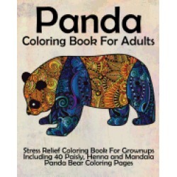panda coloring book for adults stress relief coloring book for grown ups in