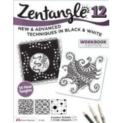 zentangle 12 workbook edition innovative art techniques and projects 30 new
